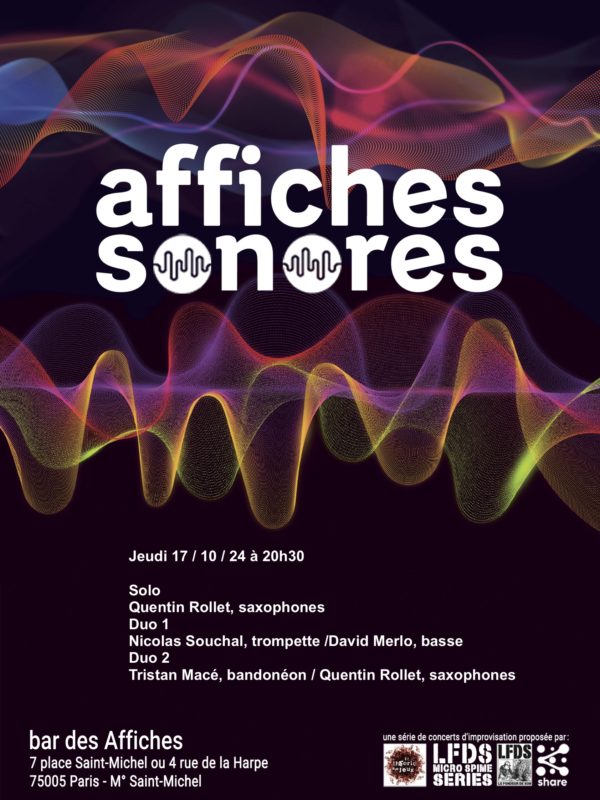 affiches sonores 17 oct 24